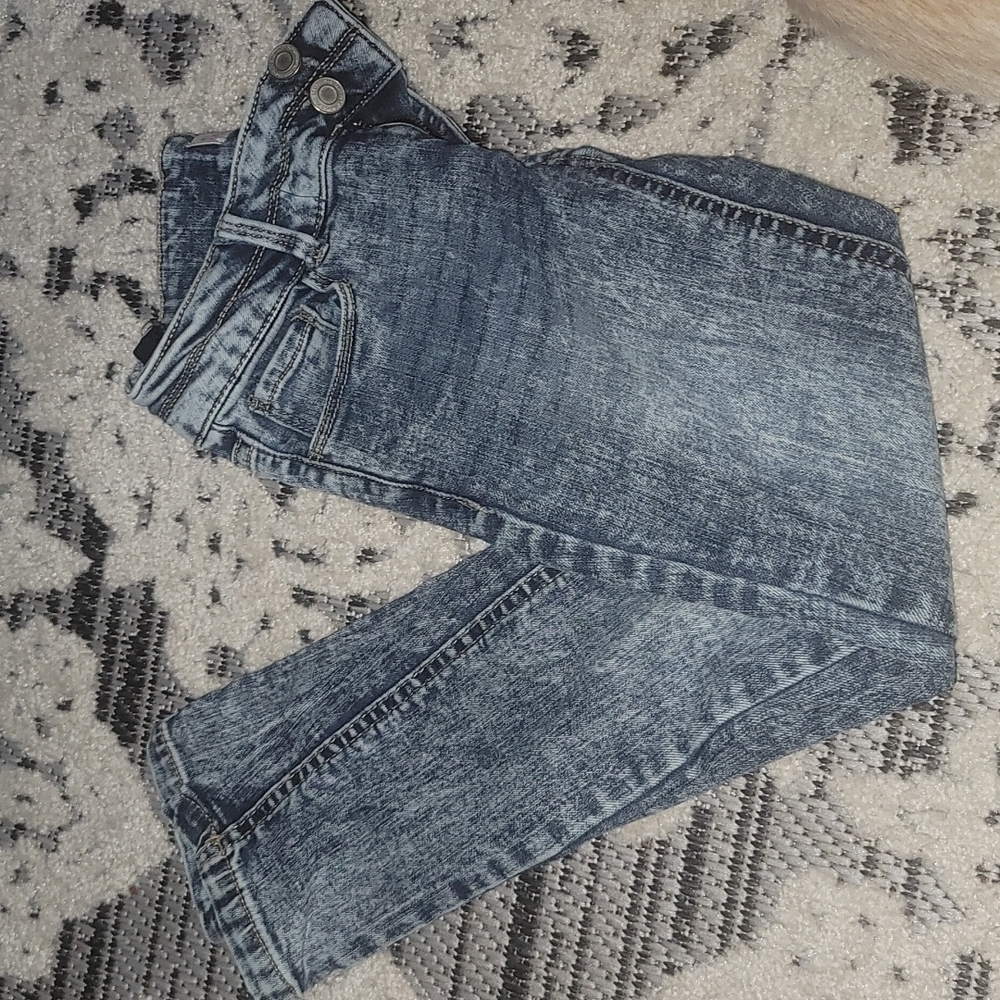 Girls SO Size 8 Skinny Acid Washed Jeans